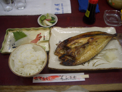 ホッケ定食