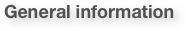 General information